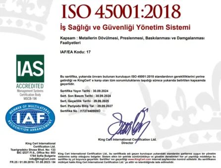 ISO 45001:2018